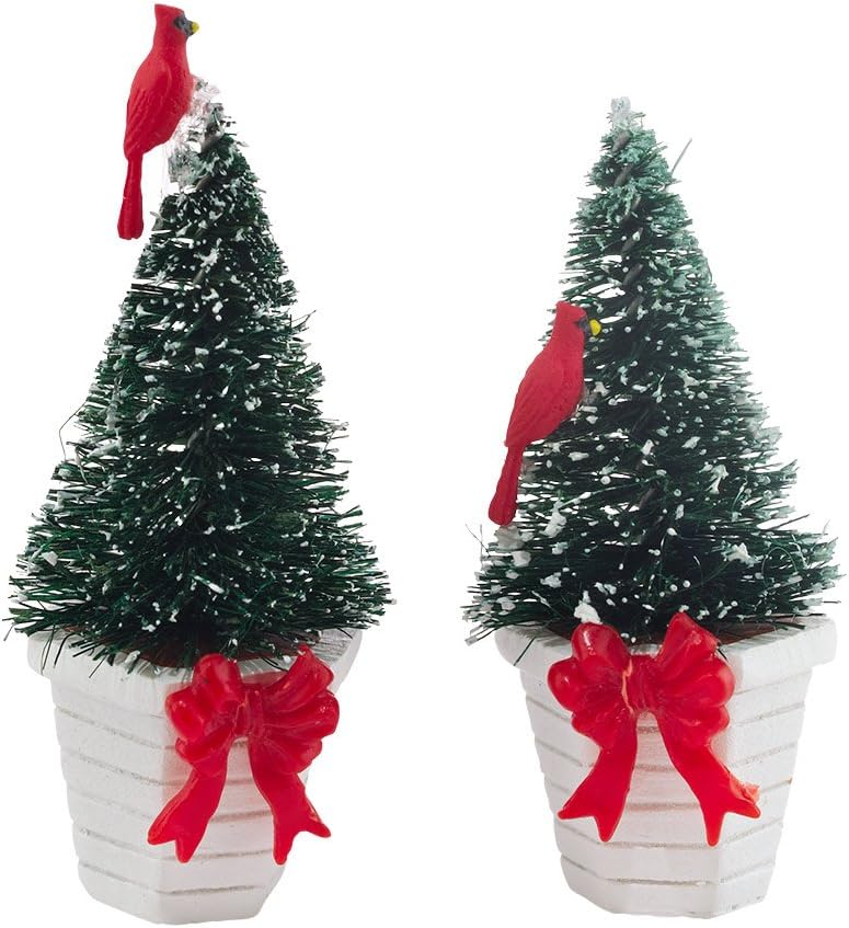Department 56 Picket Lane Potted Evergreens Figurine 244 Inch
