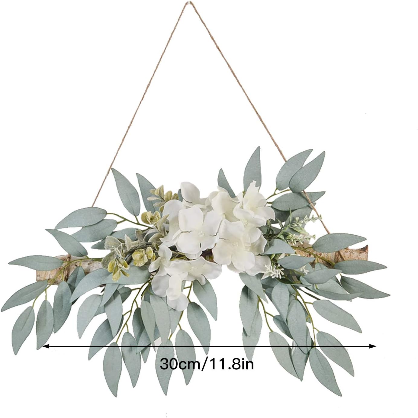 EESLL Artificial Hydrangea Swag Wall Decor