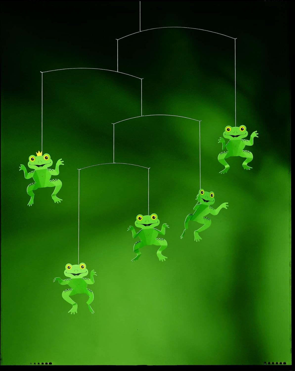 Happy Frog Hanging Mobile - 22 Inches Handmade in Denmark