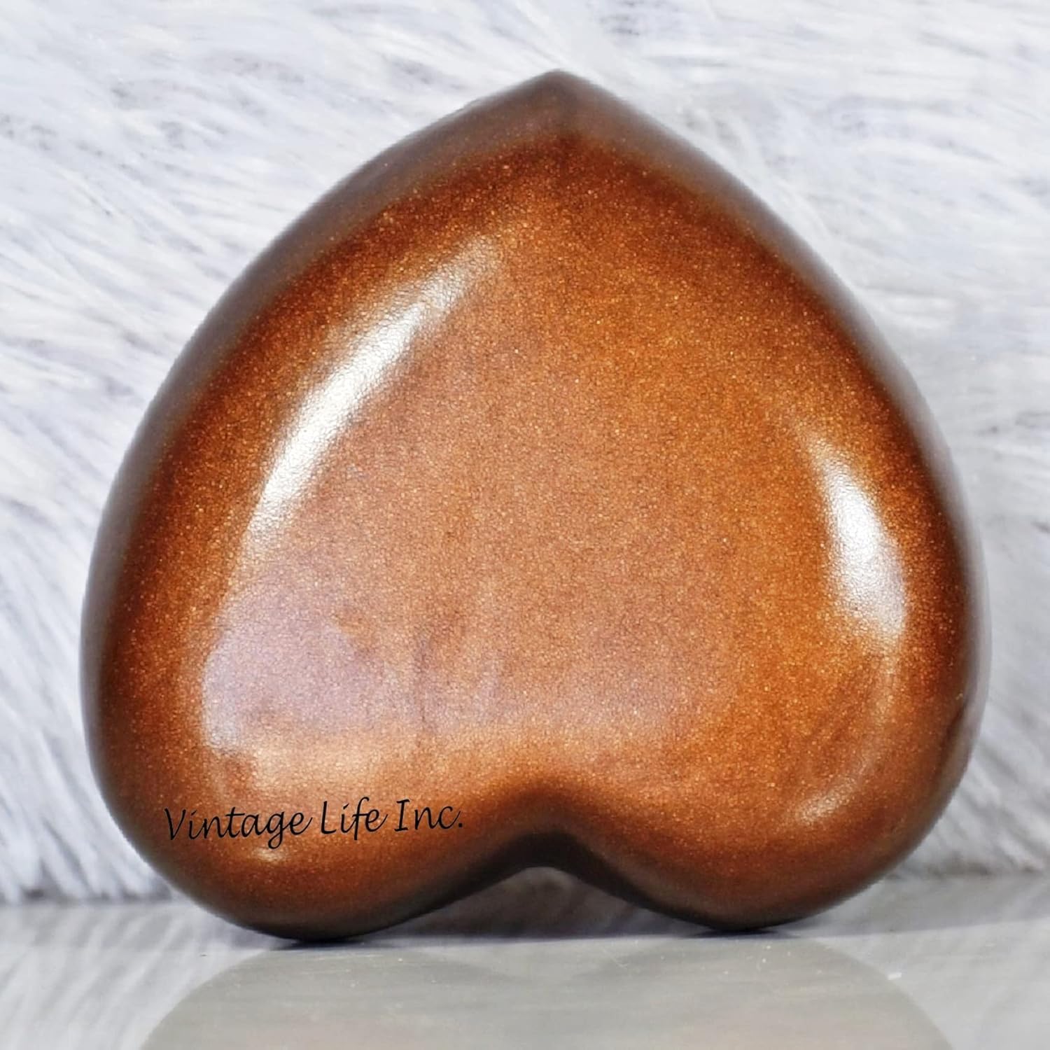 Mini Heart Wooden Urn for Pets and Human Ashes Keepsake