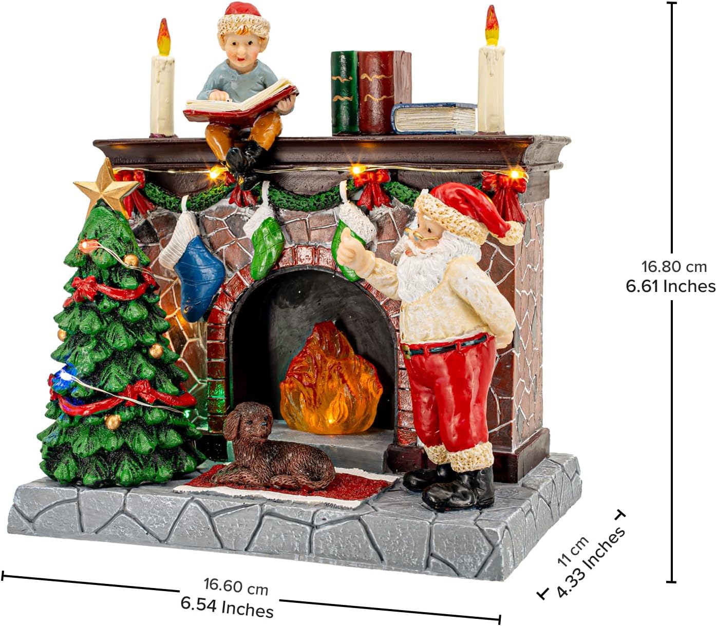 Santas Stories Figurines for Christmas Decor