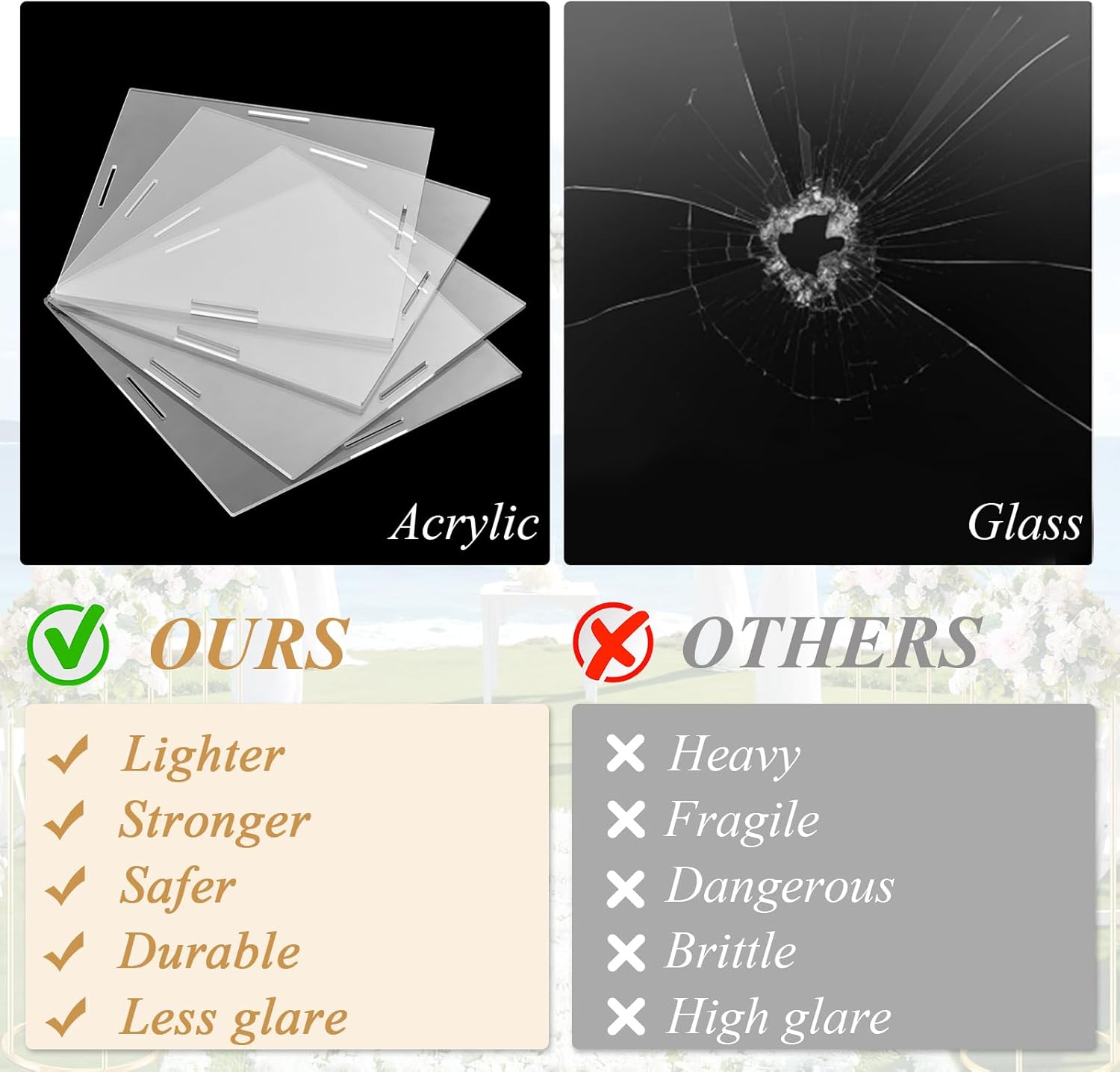 40 Acrylic Pedestal Display 2 Pack Clear Display Riser Box