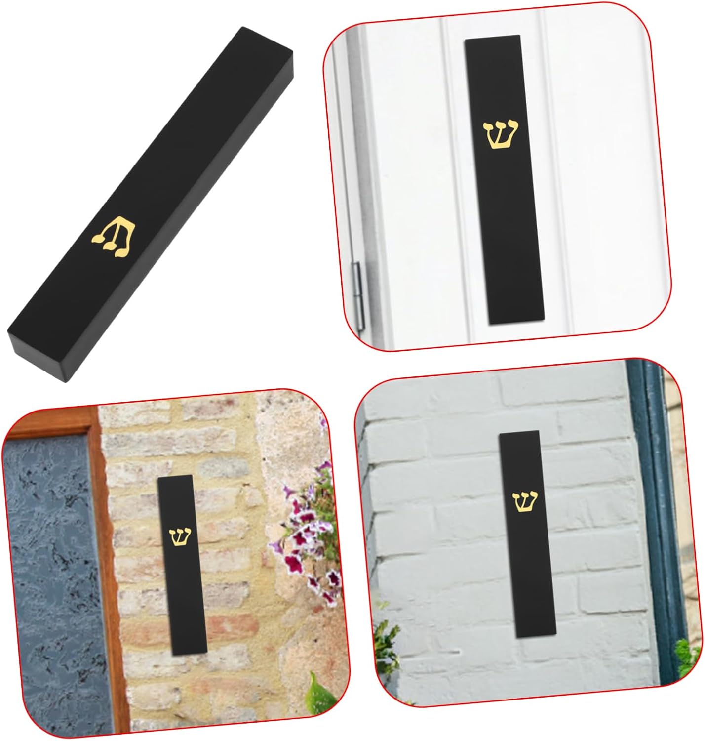 ULTECHNOVO Jewish Mezuzah Door Decoration Resin Art