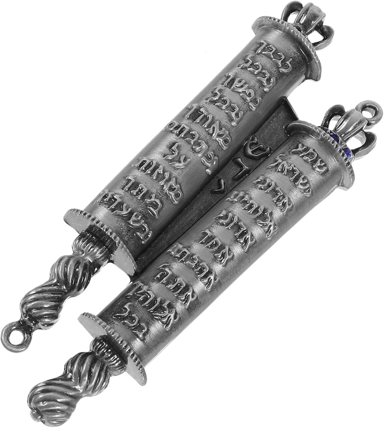 GOOHOCHY Edge Mezuzah Scroll Decorative Metal Jewish Home Decor