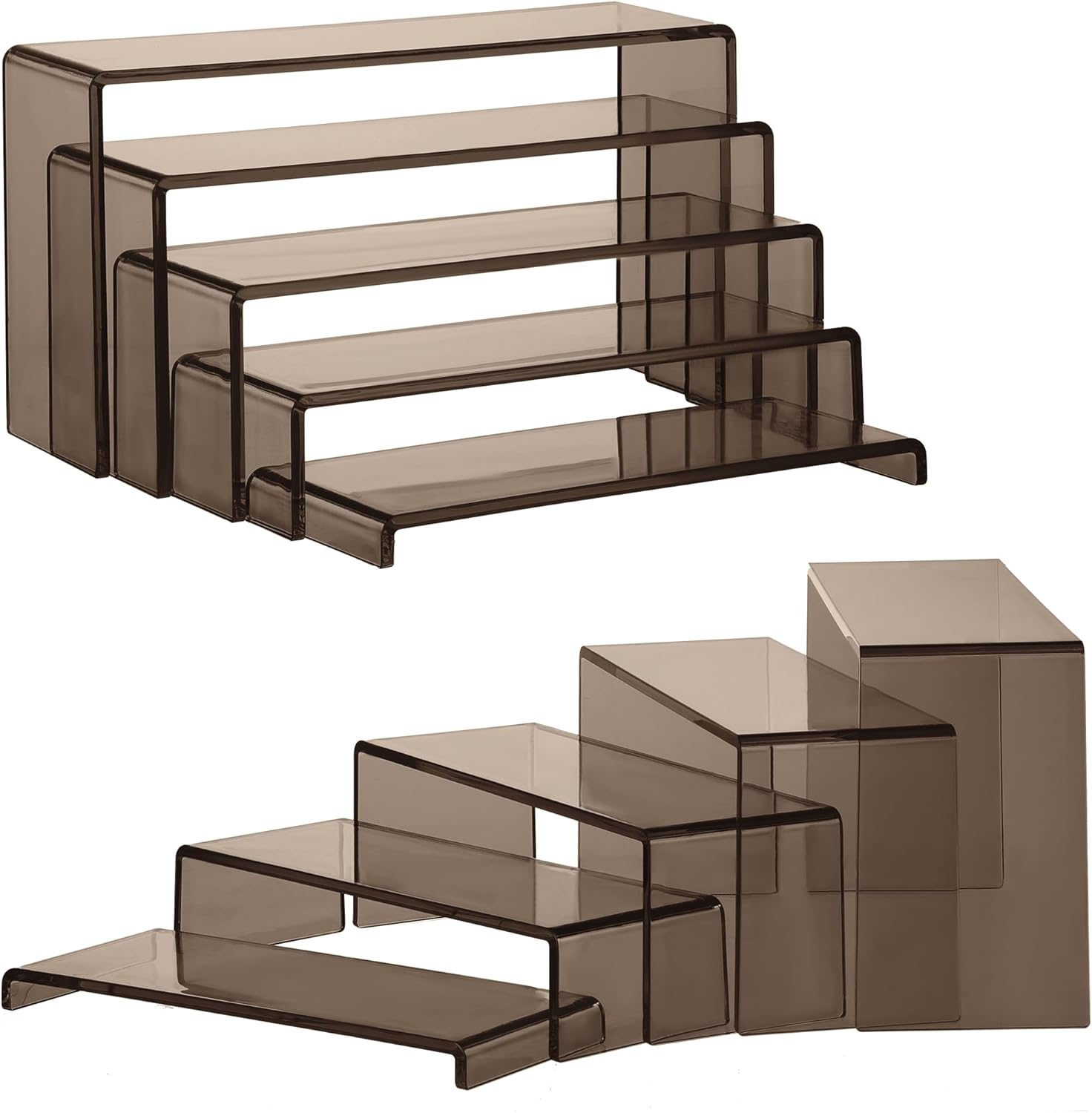 Goabroa 10 Pcs 12 Inch Acrylic Display Risers