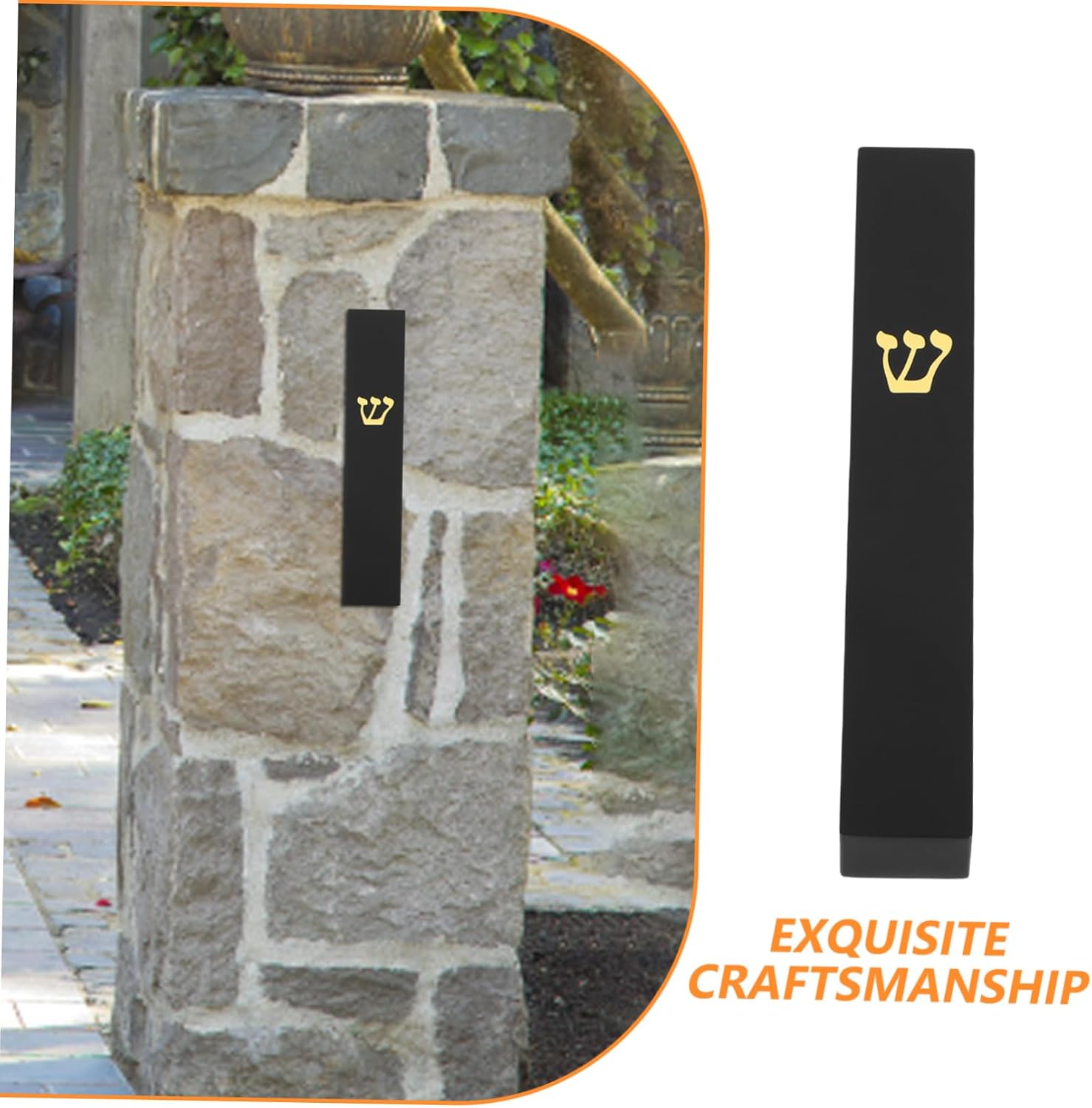 ULTECHNOVO Jewish Mezuzah Door Decoration Resin Art