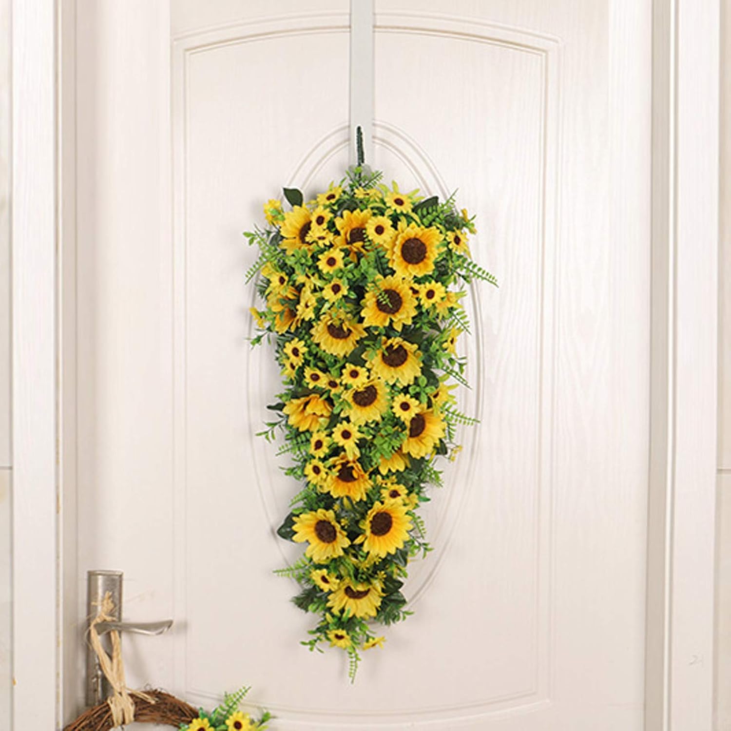 Belupai 276in Artificial Sunflower Swag Decor