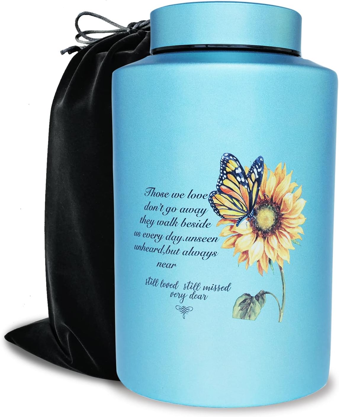 Large Sunflower Cremation Urn for Human Ashes