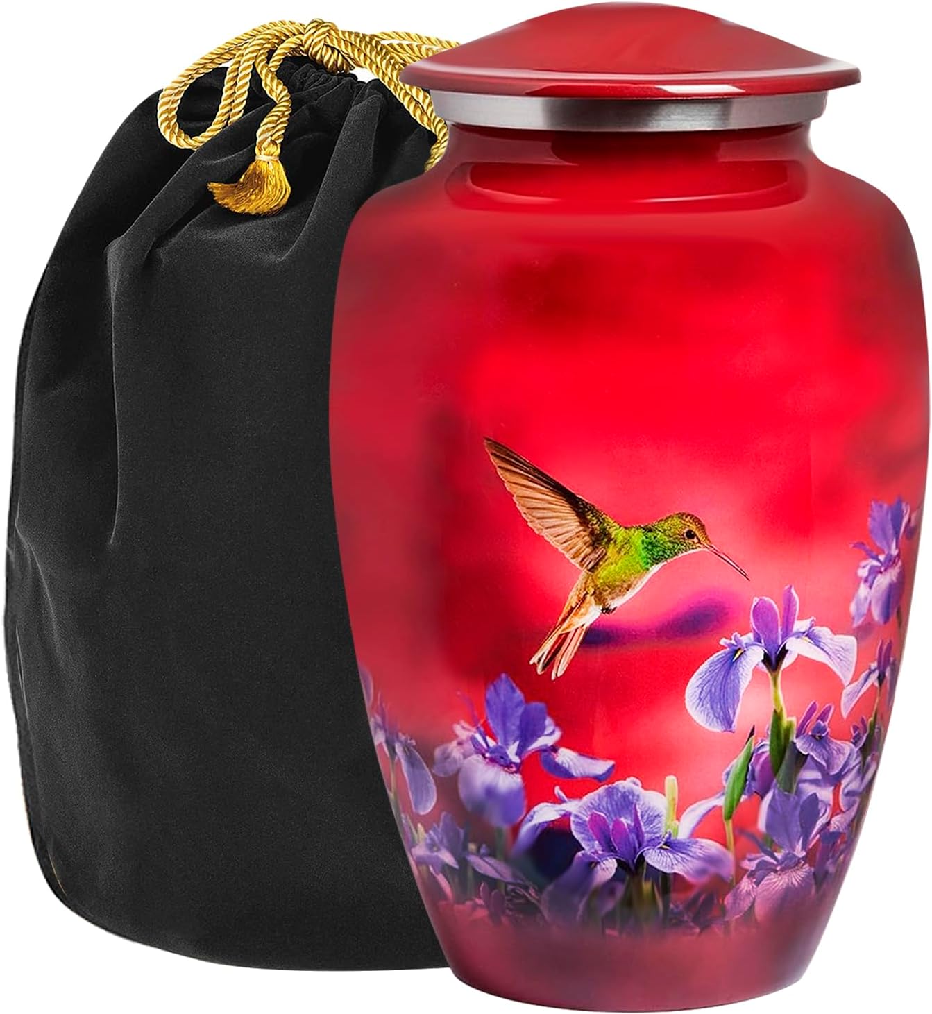Trupoint Memorials Large Red Hummingbird Cremation Urn