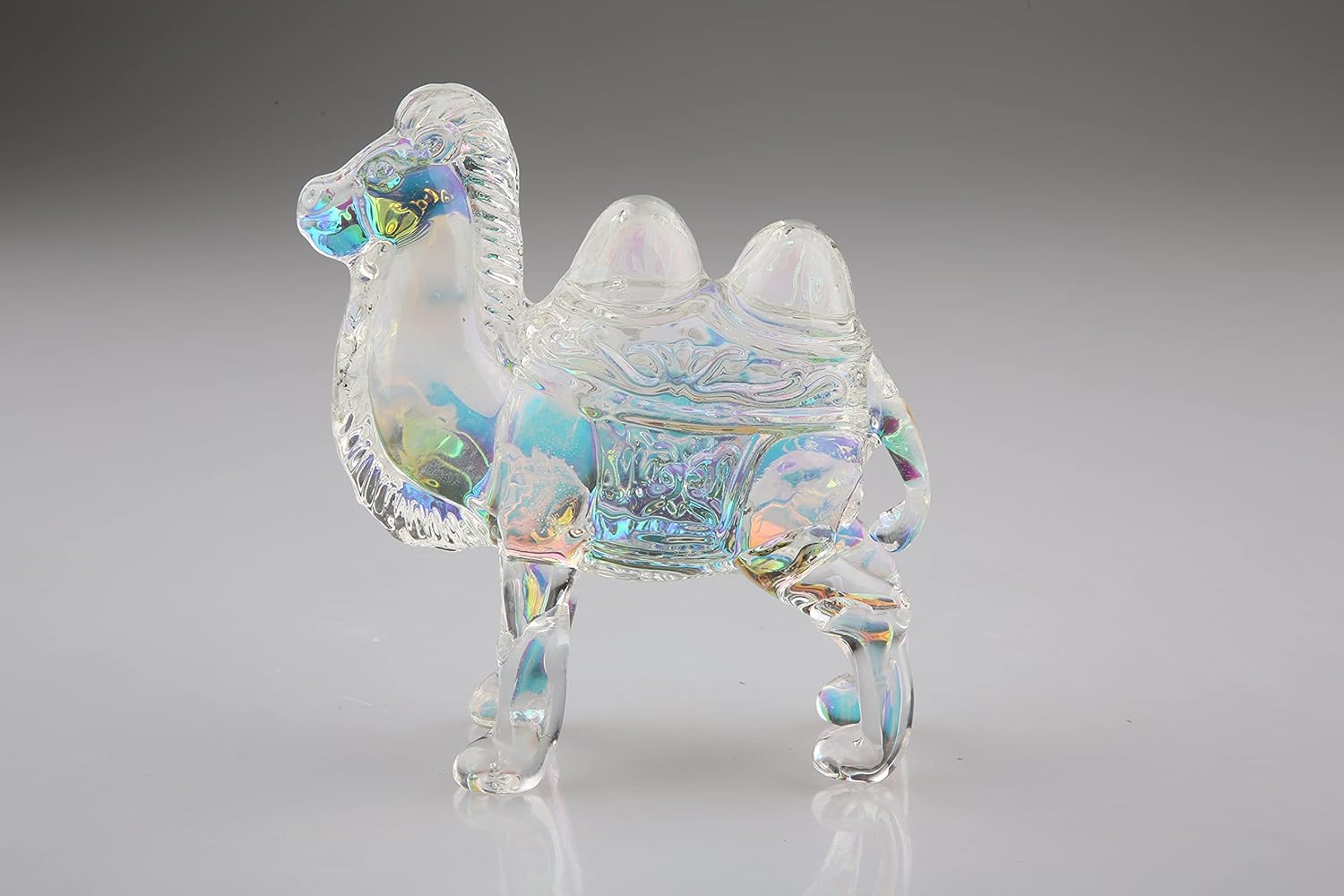 ZYEER Crystal Camel Figurine Decor Ornament