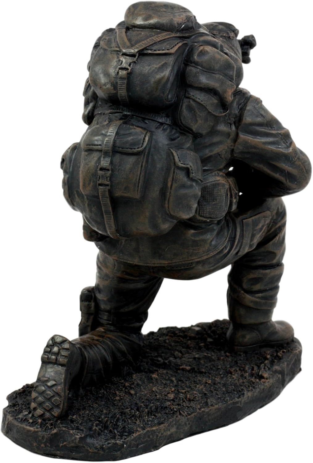 Ebros Gift Kneeling Soldier Courage Figurine