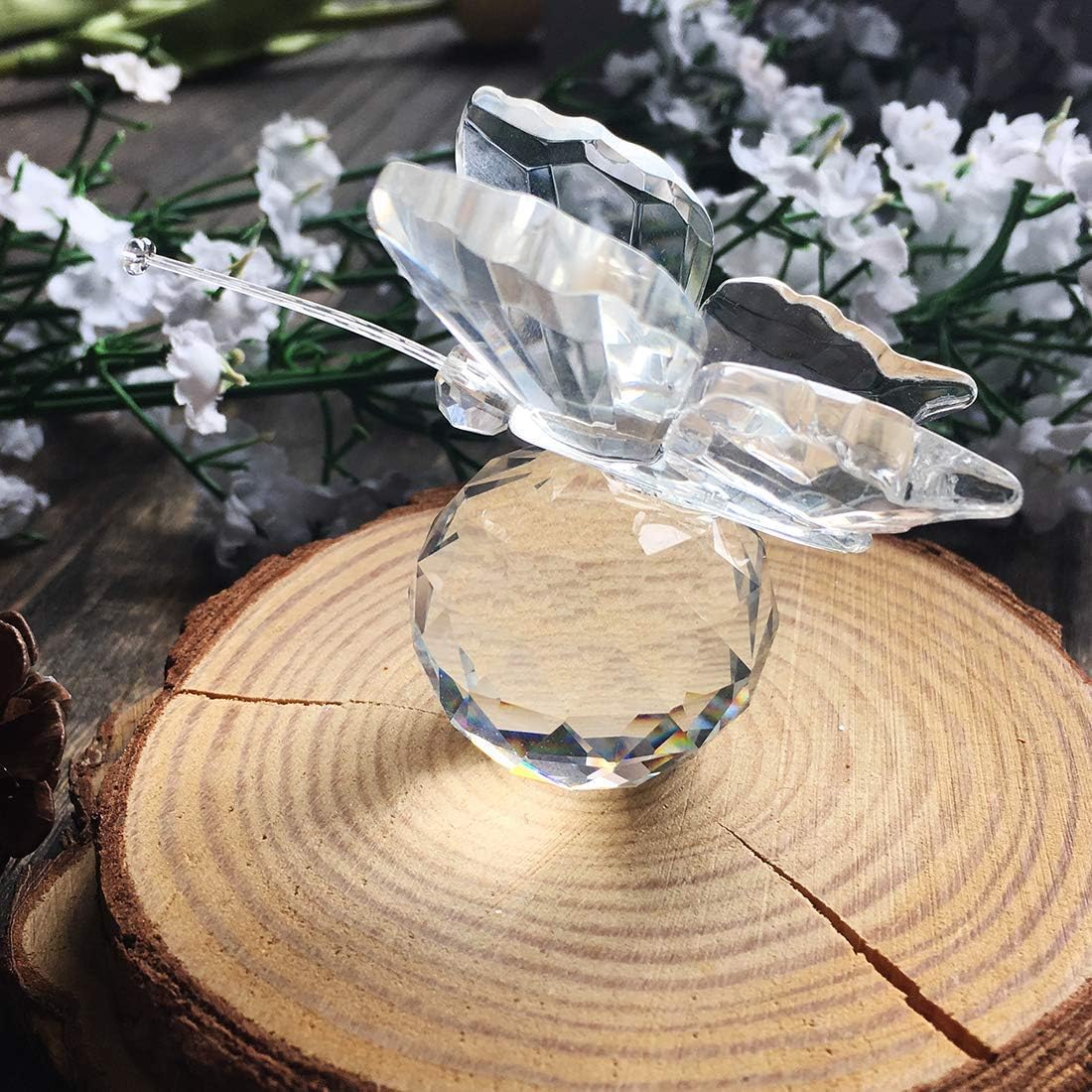 HD Crystal Butterfly Dragonfly Decor Ornament