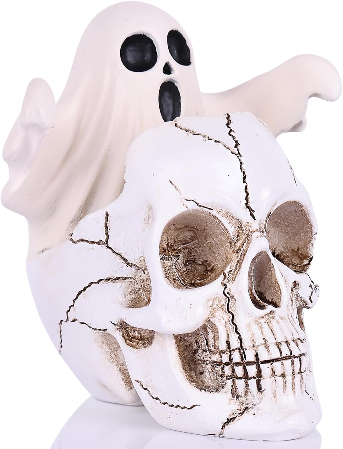 LCCCK Mini Skull and Ghost Halloween Decor Figurine