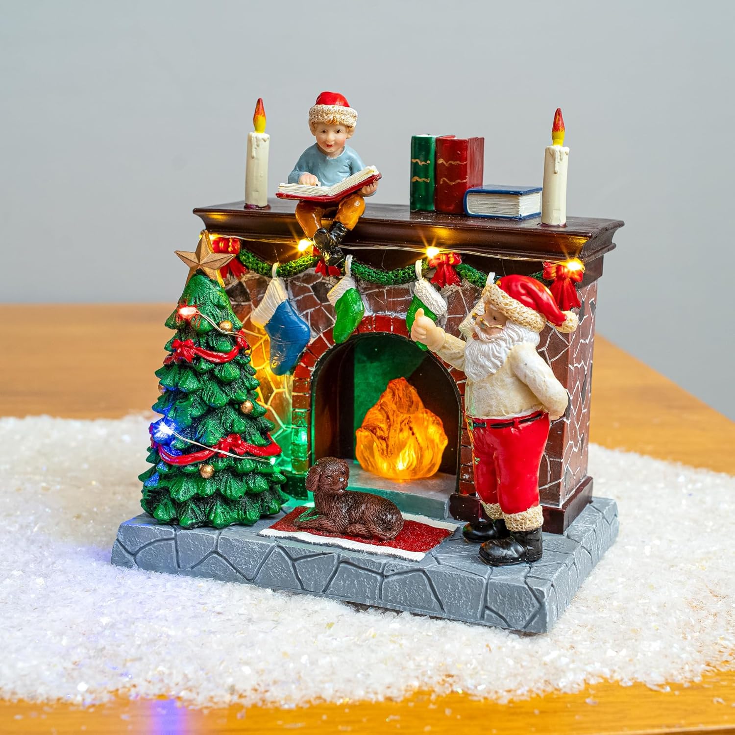Santas Stories Figurines for Christmas Decor