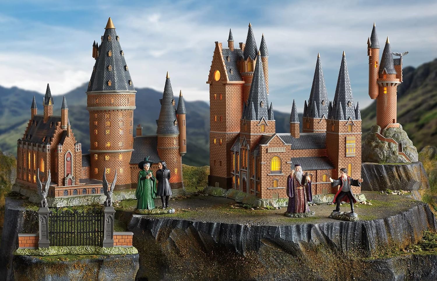 Department 56 Harry Potter Hogwarts Gate Figurine 475 Inch