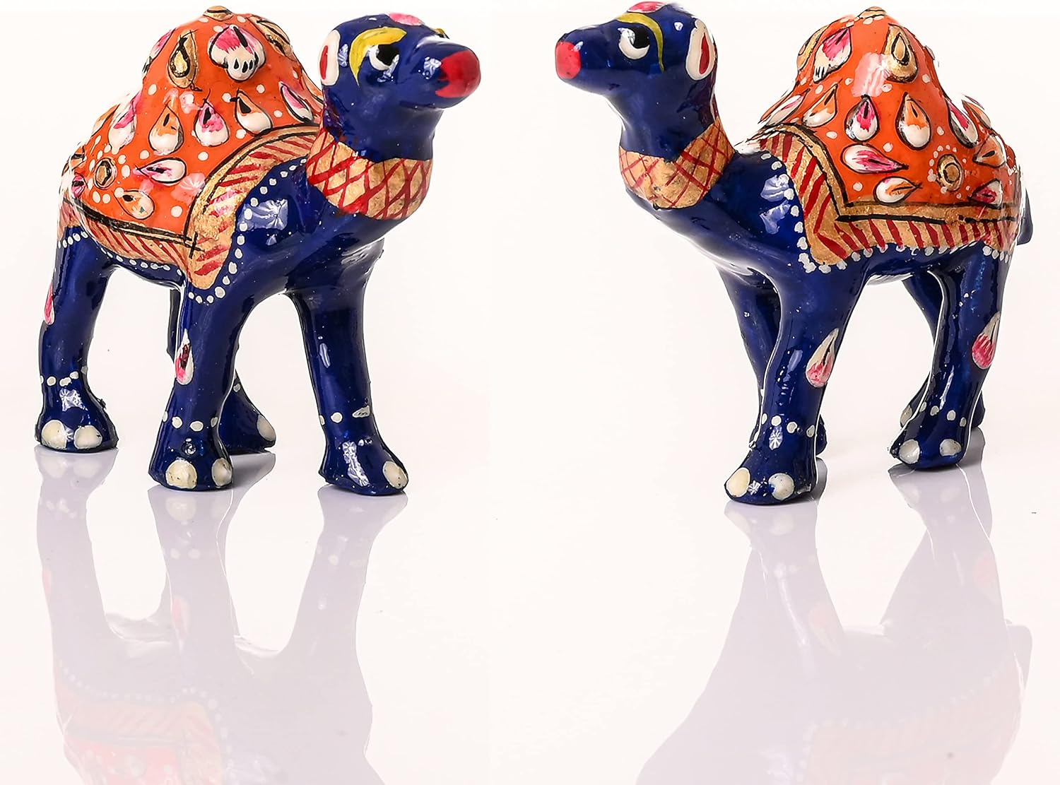 Blue Camel Minakari Sculpture Set of 2
