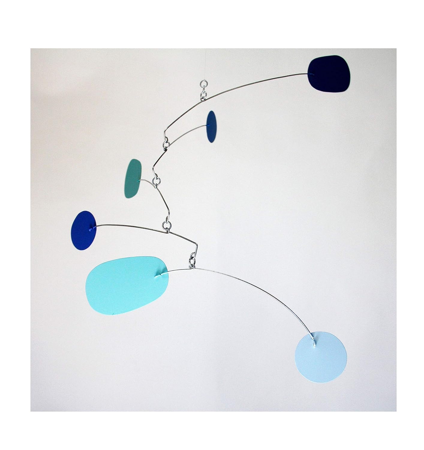 Am I Blue Mobile Hanging Art Sculpture Metal