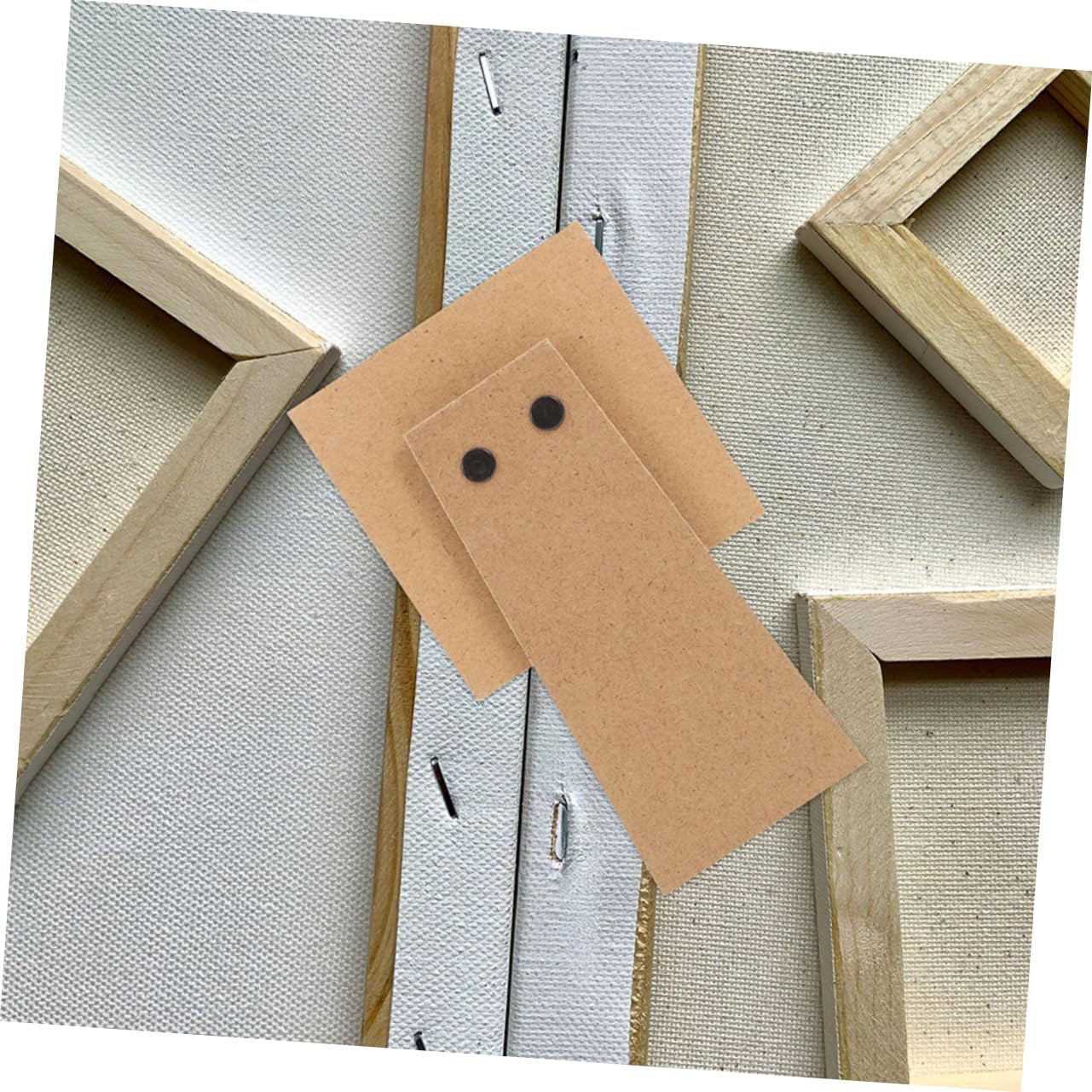 Anneome 2pcs Wood Picture Frame Easel Backs