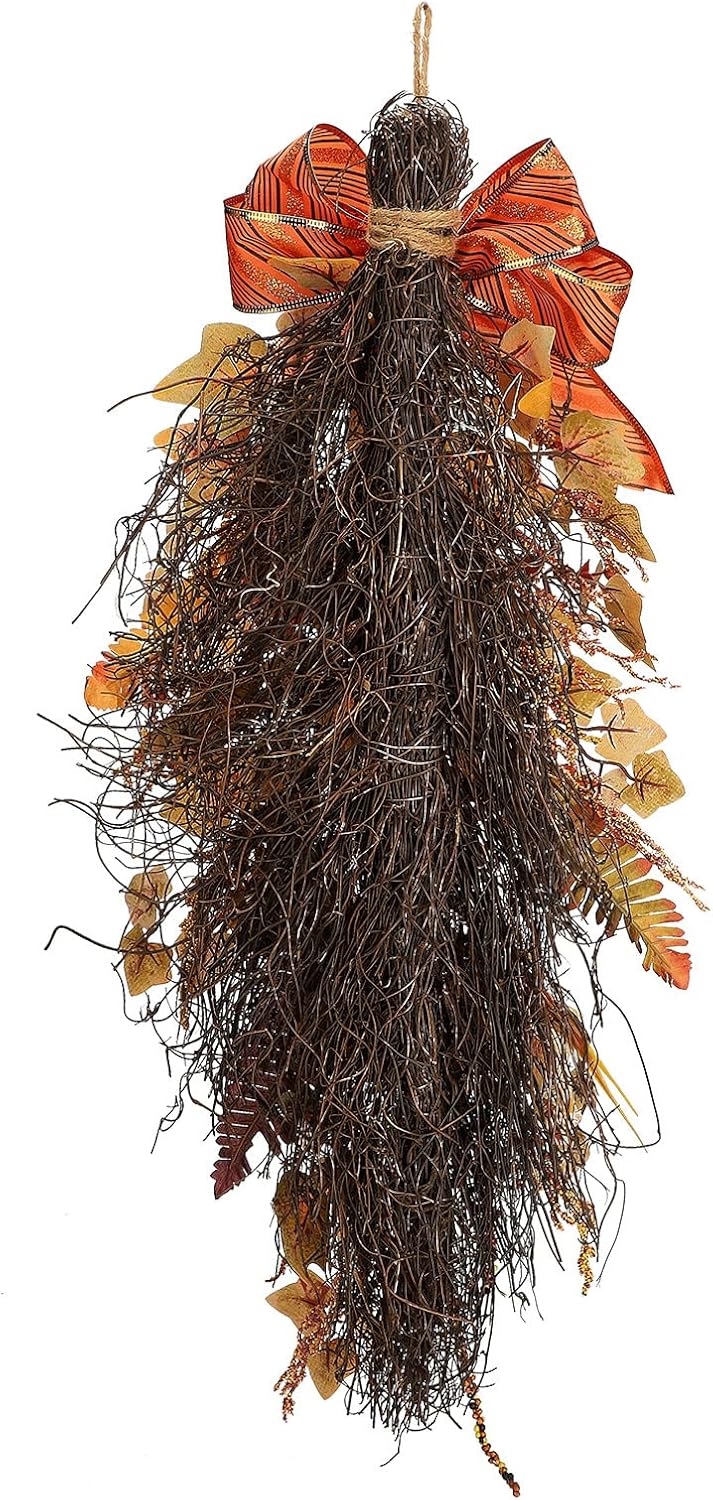 2 Pcs Artificial Maple Swag Wreaths Fall Decor