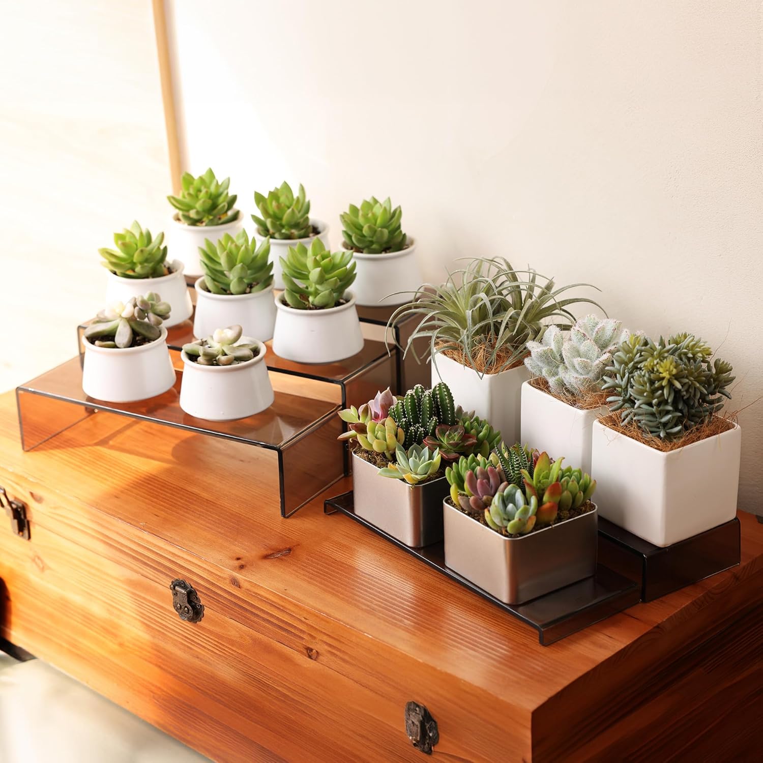 Goabroa 10 Pcs 12 Inch Acrylic Display Risers