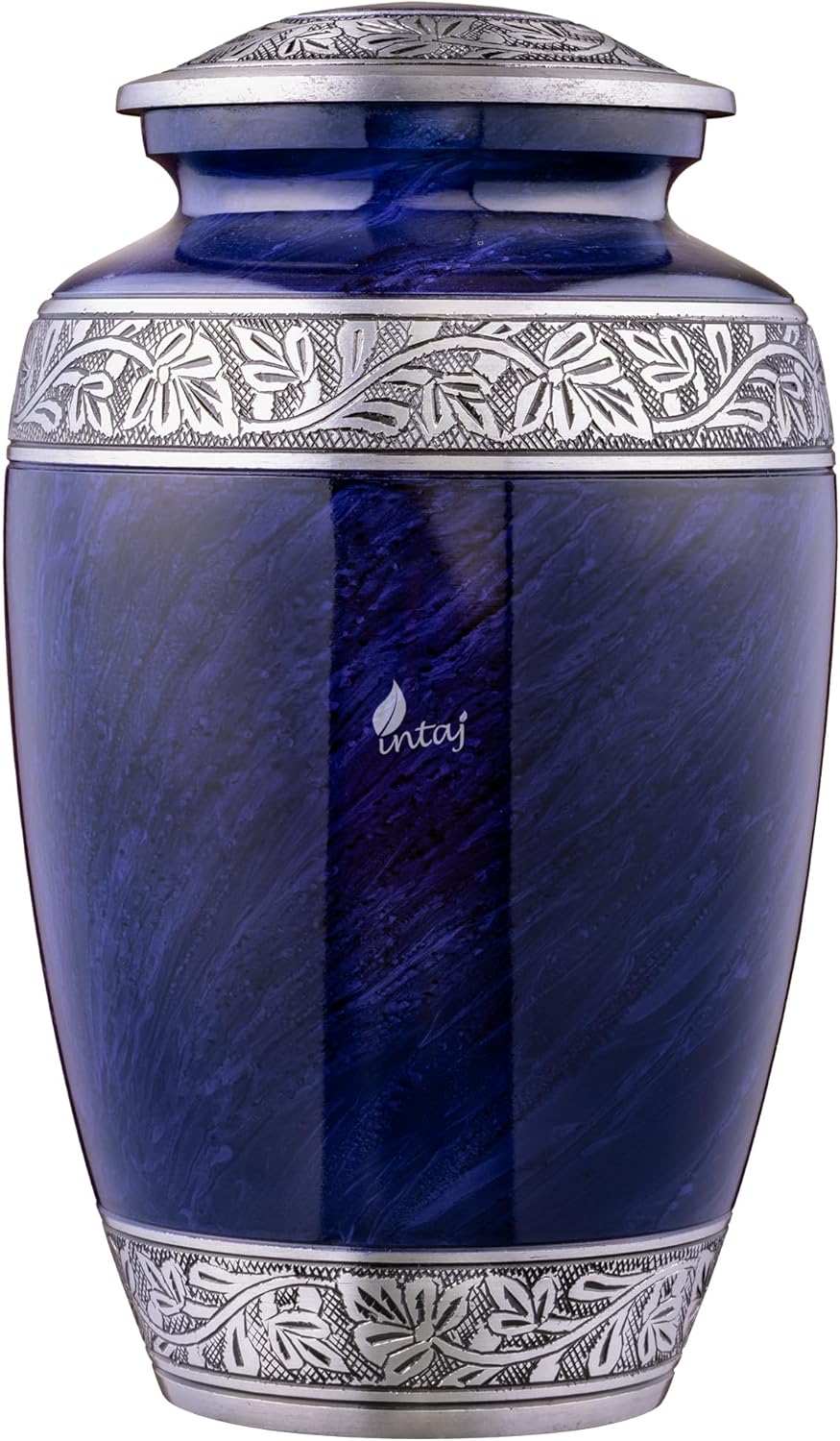 INTAJ Cloud Purple Aluminum Cremation Urn for Adult Ashes