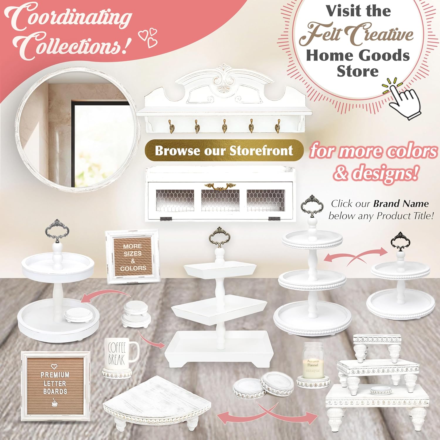 Corner Pedestal Stand with Beaded White Wood Design