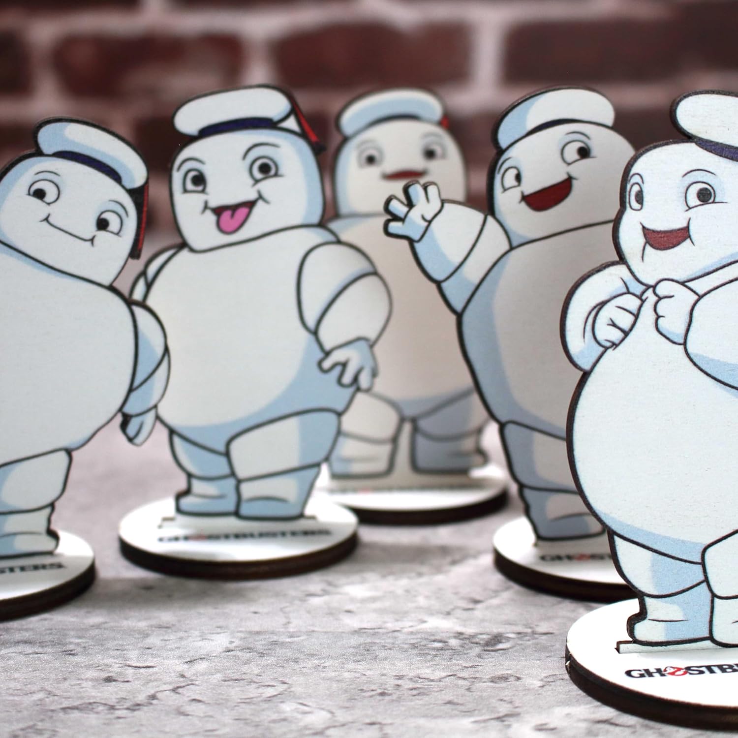 Ghostbusters Mini-Puft Wooden Figures Set of 5