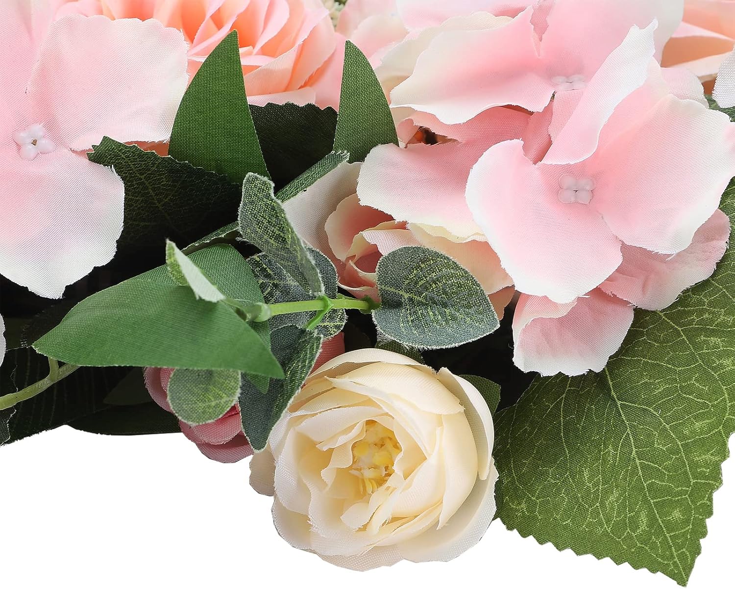 Pink Artificial Rose Flower Swag for Wedding Arch