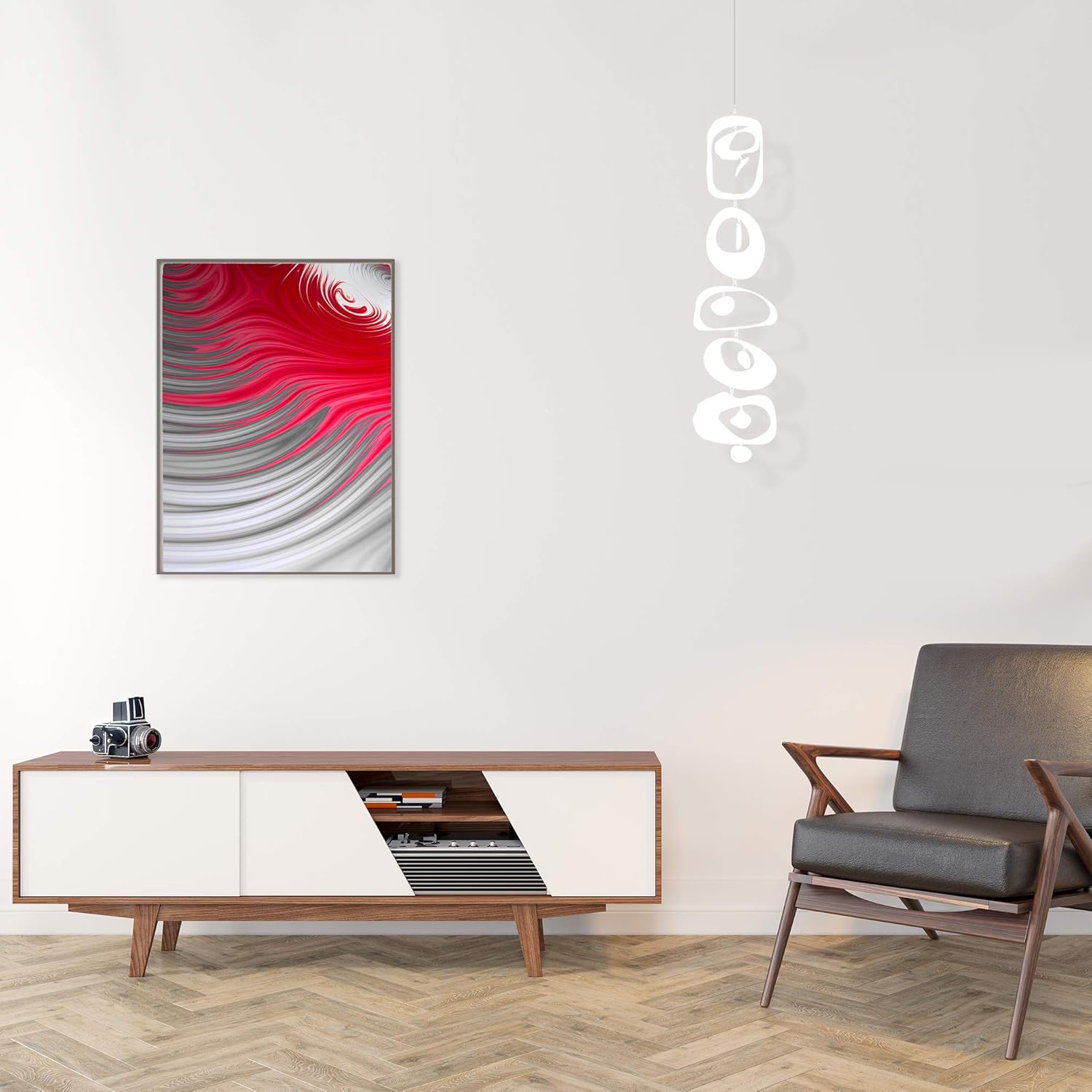 Beautiful Zen Mobile White Calm Mindfulness Art