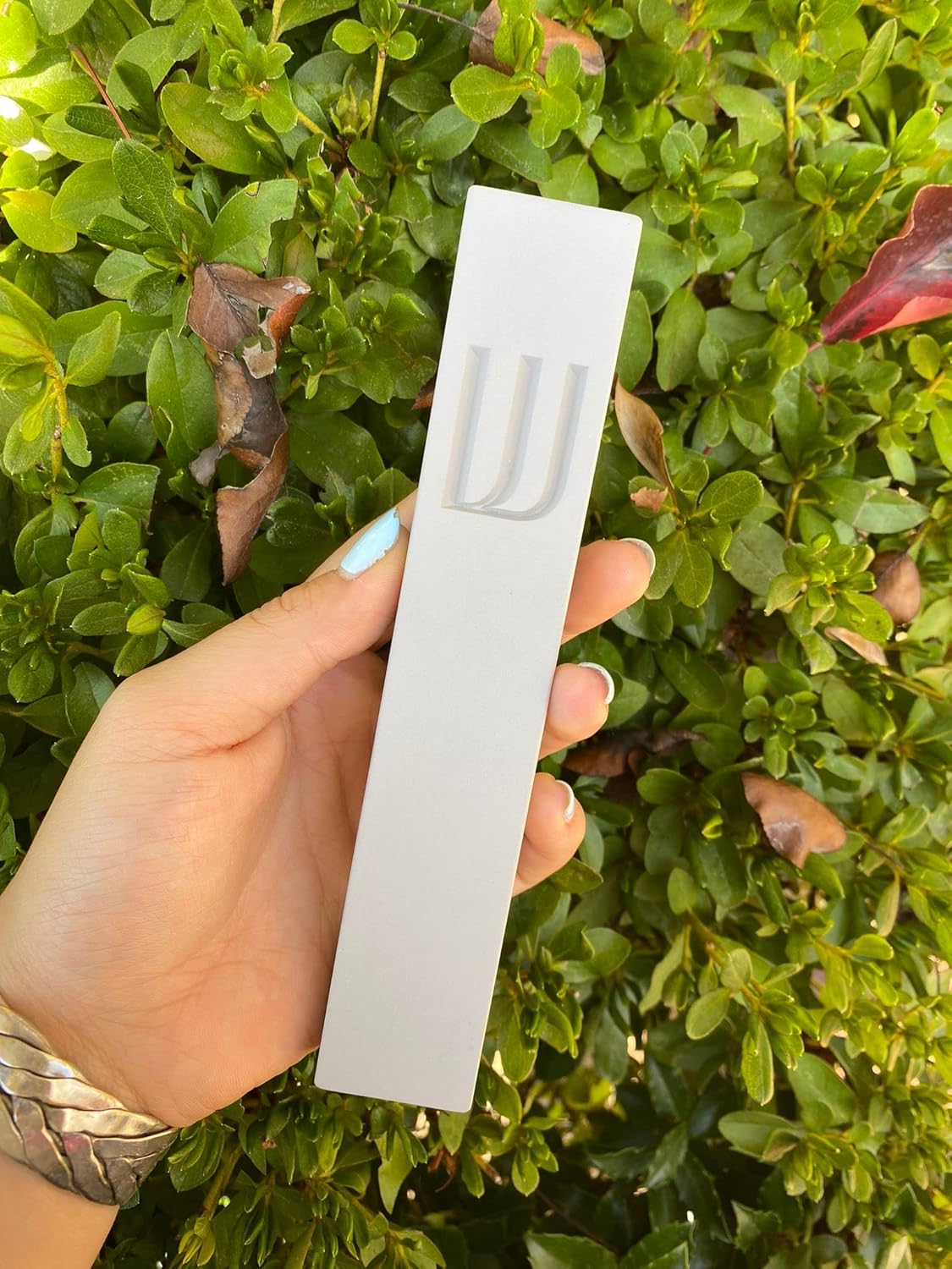 AS Mezuzah Modern Concrete Case with Scroll