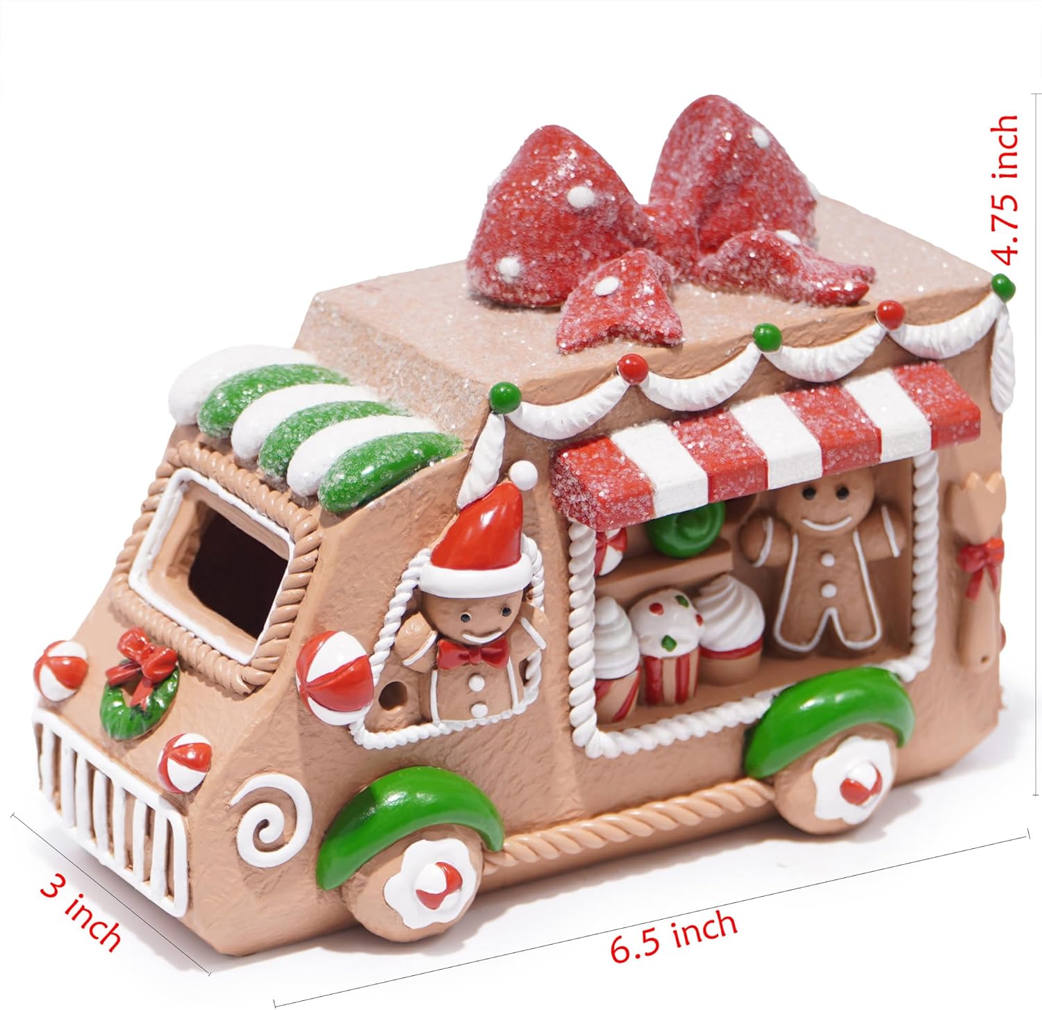 Hodao Christmas Gingerbread Car Figurine