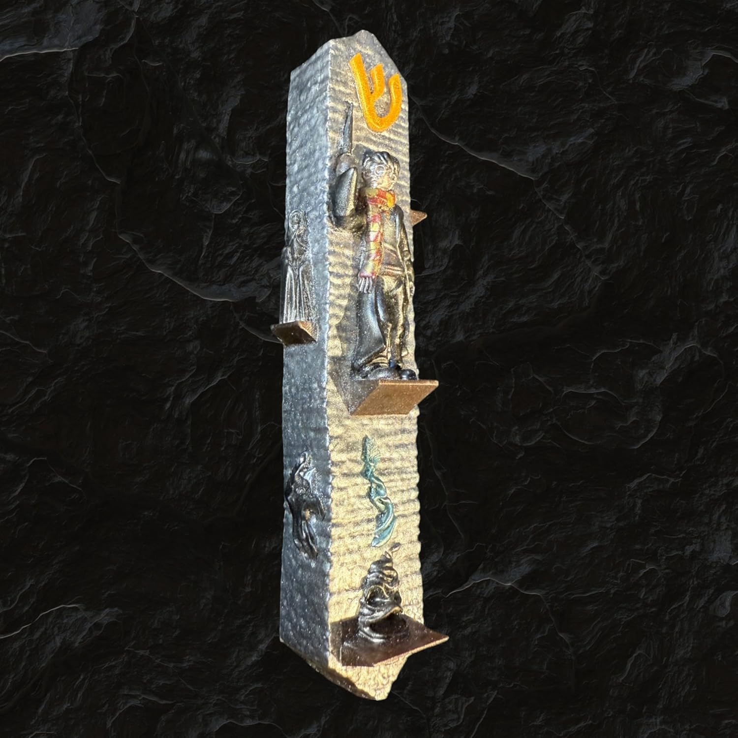 Wizard Themed Handmade Mezuzah Case for Kids