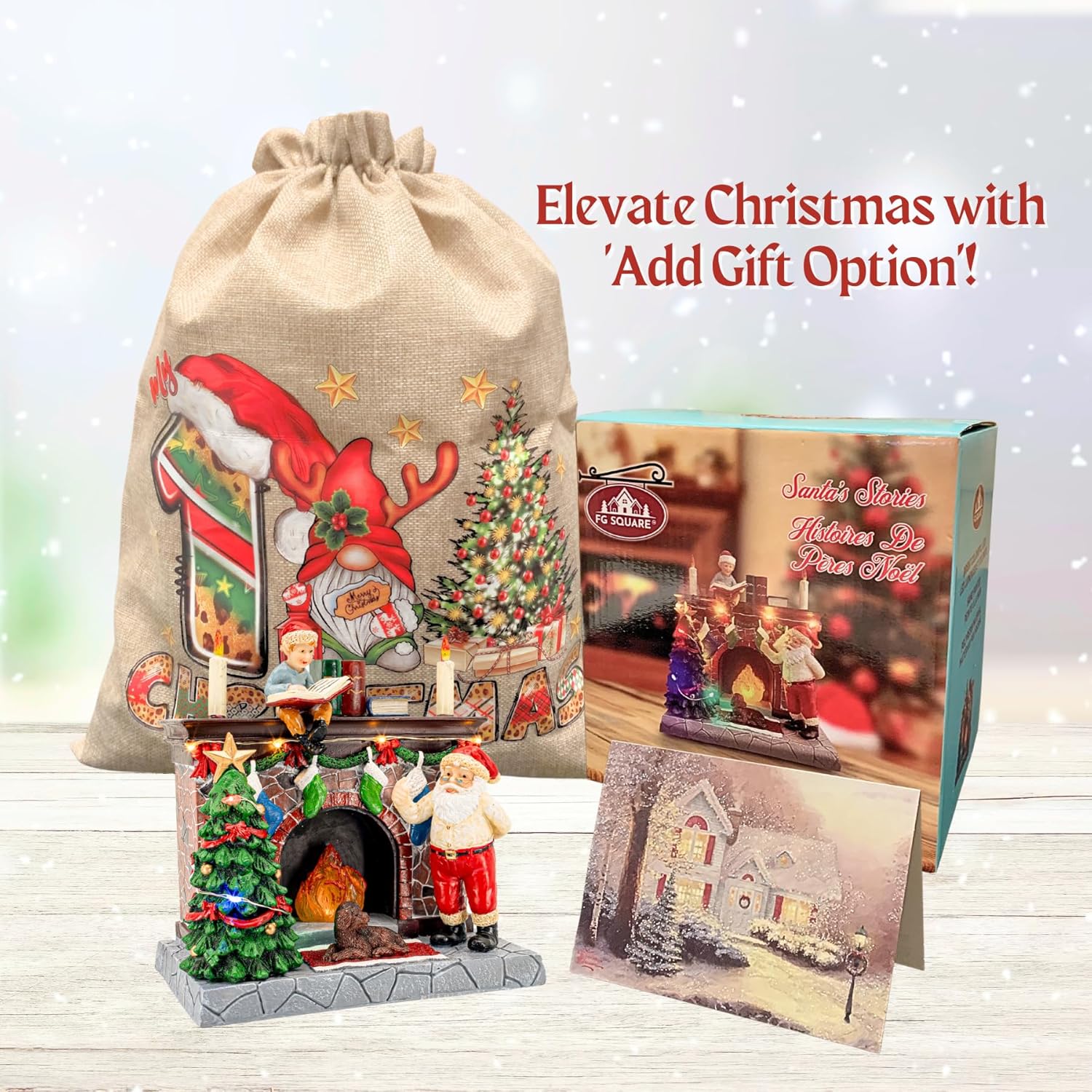 Santas Stories Figurines for Christmas Decor
