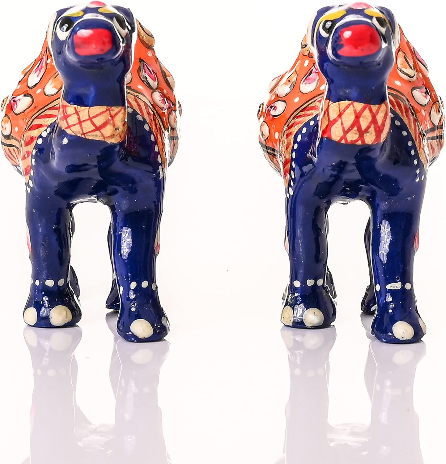 Blue Camel Minakari Sculpture Set of 2