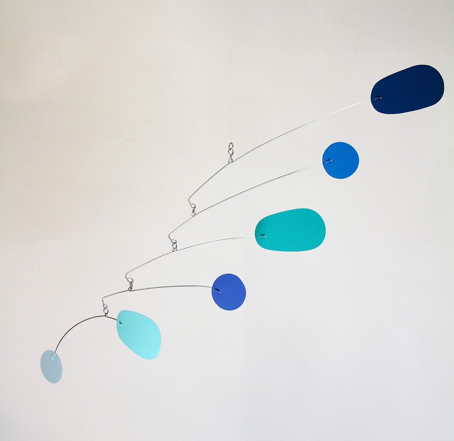 Am I Blue Mobile Hanging Art Sculpture Metal