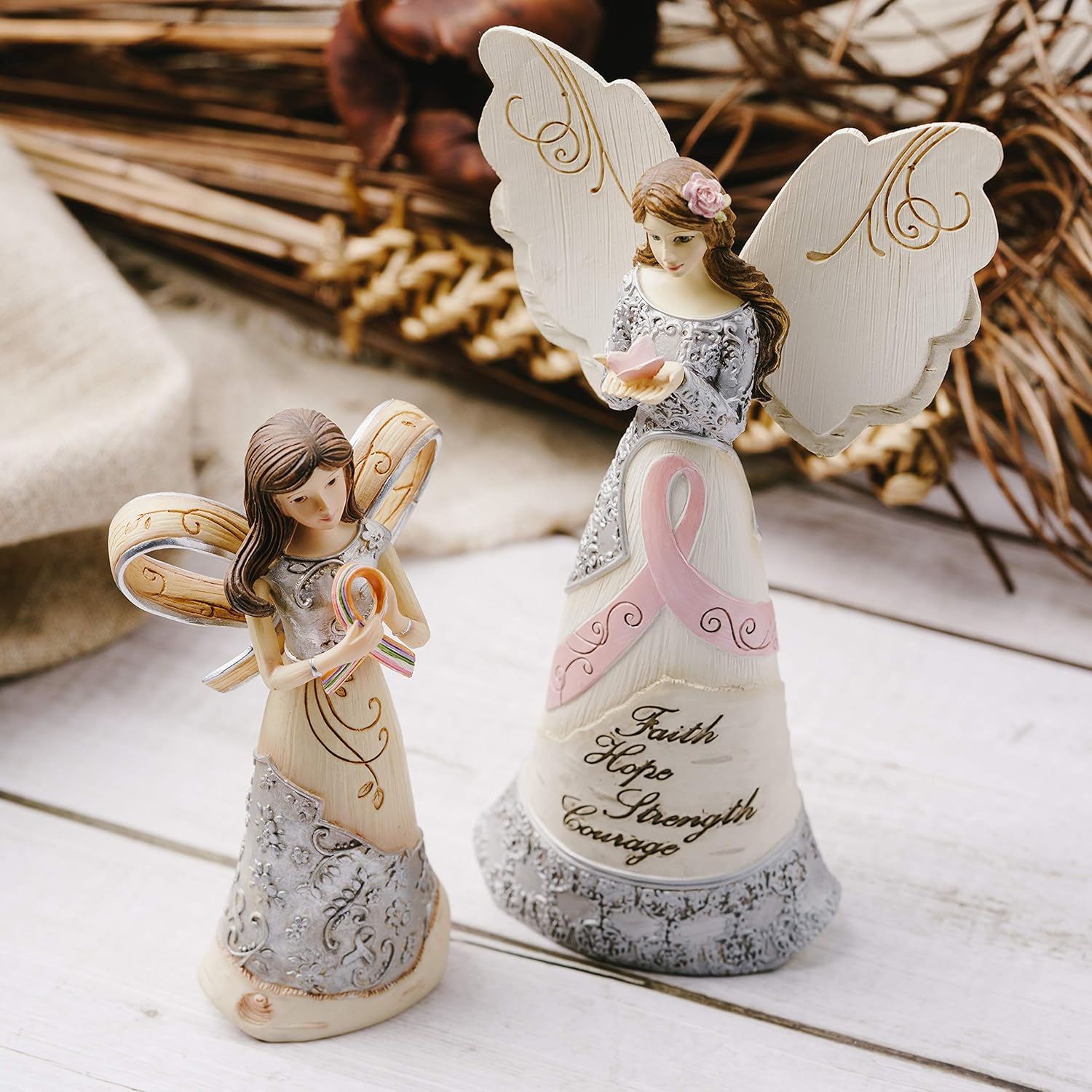 Survivor Angel Figurine 65 Inch Gray
