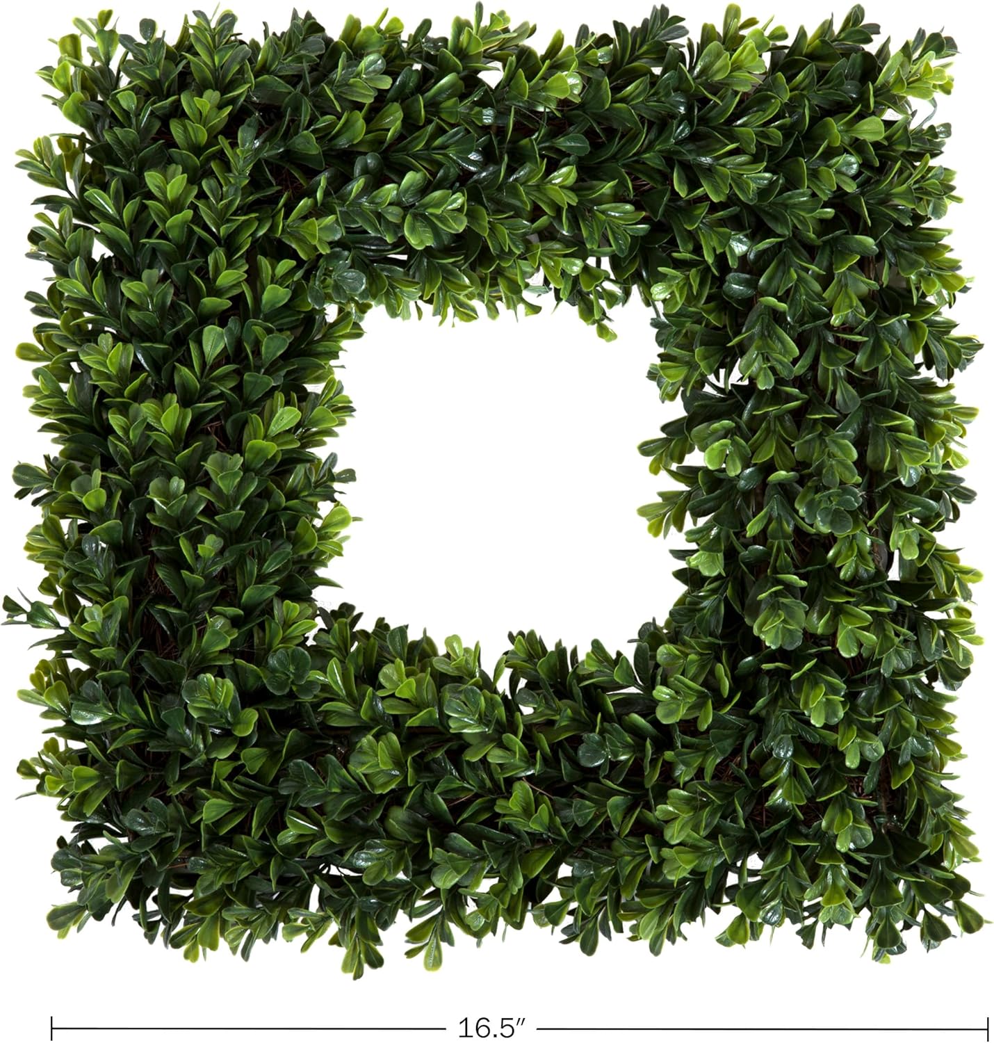 165-Inch Boxwood Wreath - UV Resistant Artificial Wreath for Front Door