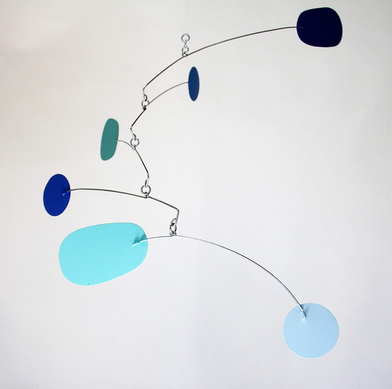 Am I Blue Mobile Hanging Art Sculpture Metal