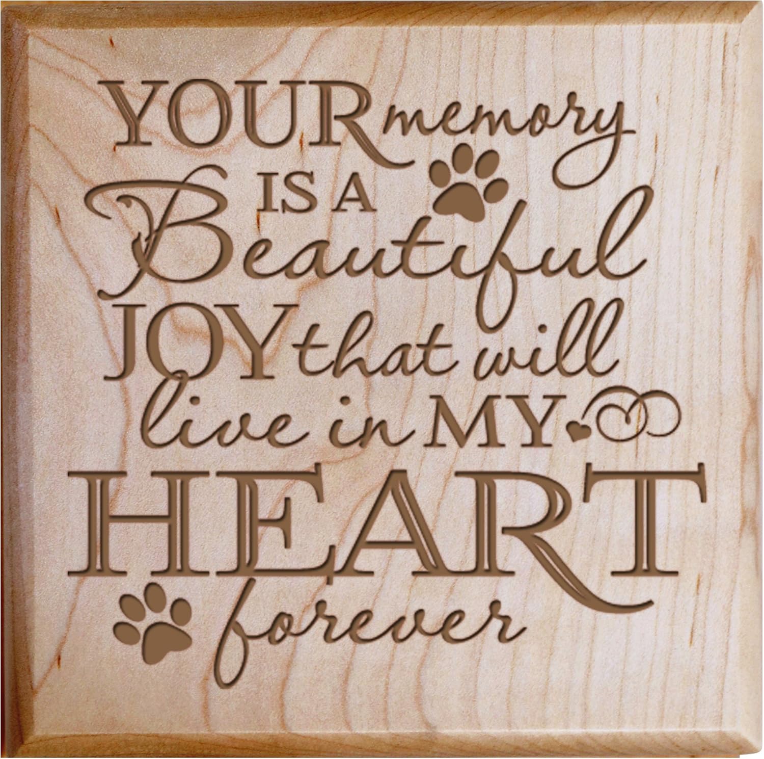 LifeSong Milestones Pet Urn Maple 55x55x35
