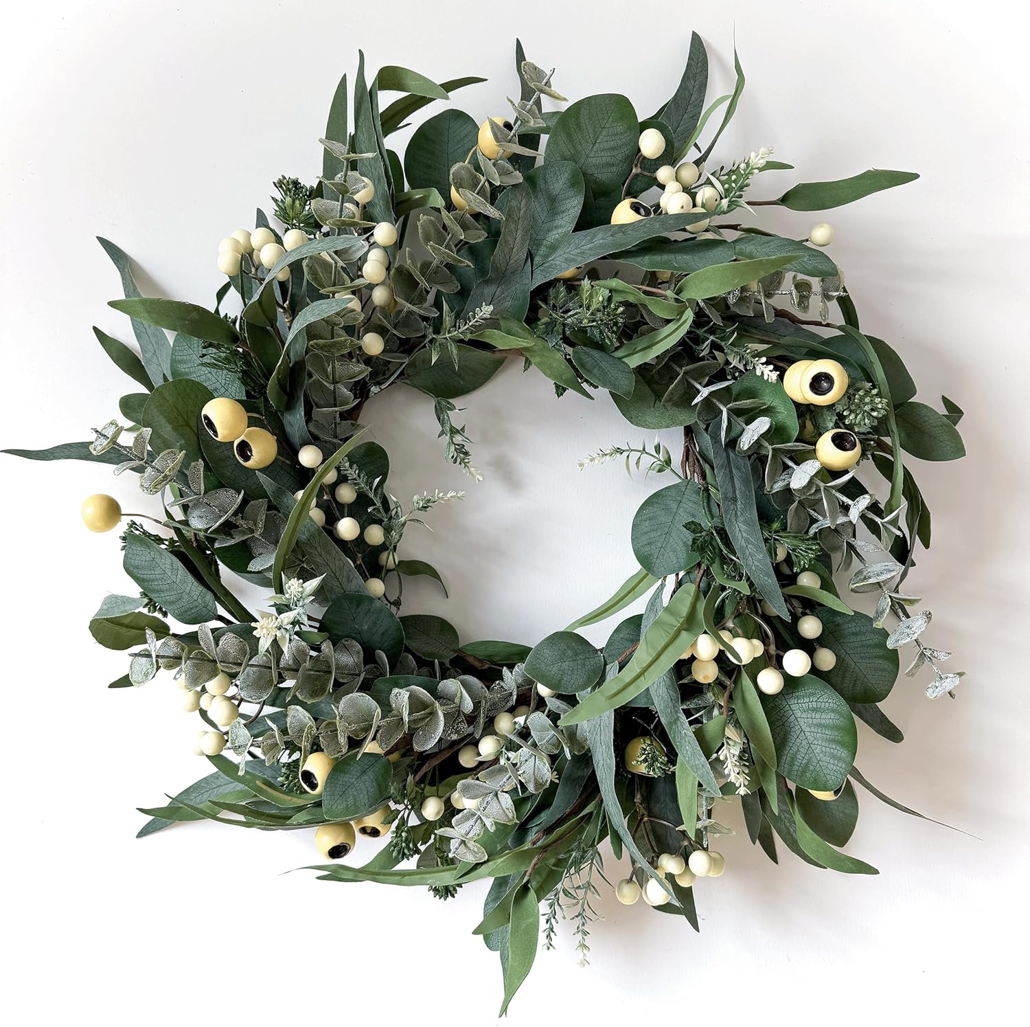 HomeKaren 22 Inch Front Door Wreath