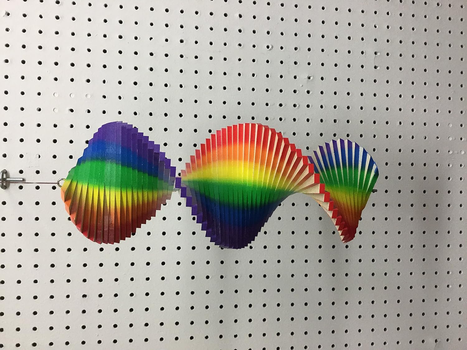 Indonesian Imports Rainbow Spiral Mobile 15 Inch