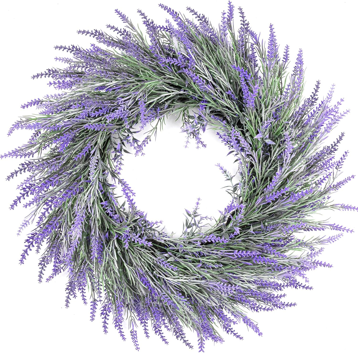 Summer Lavender Door Wreath 20 Inch Front Decor