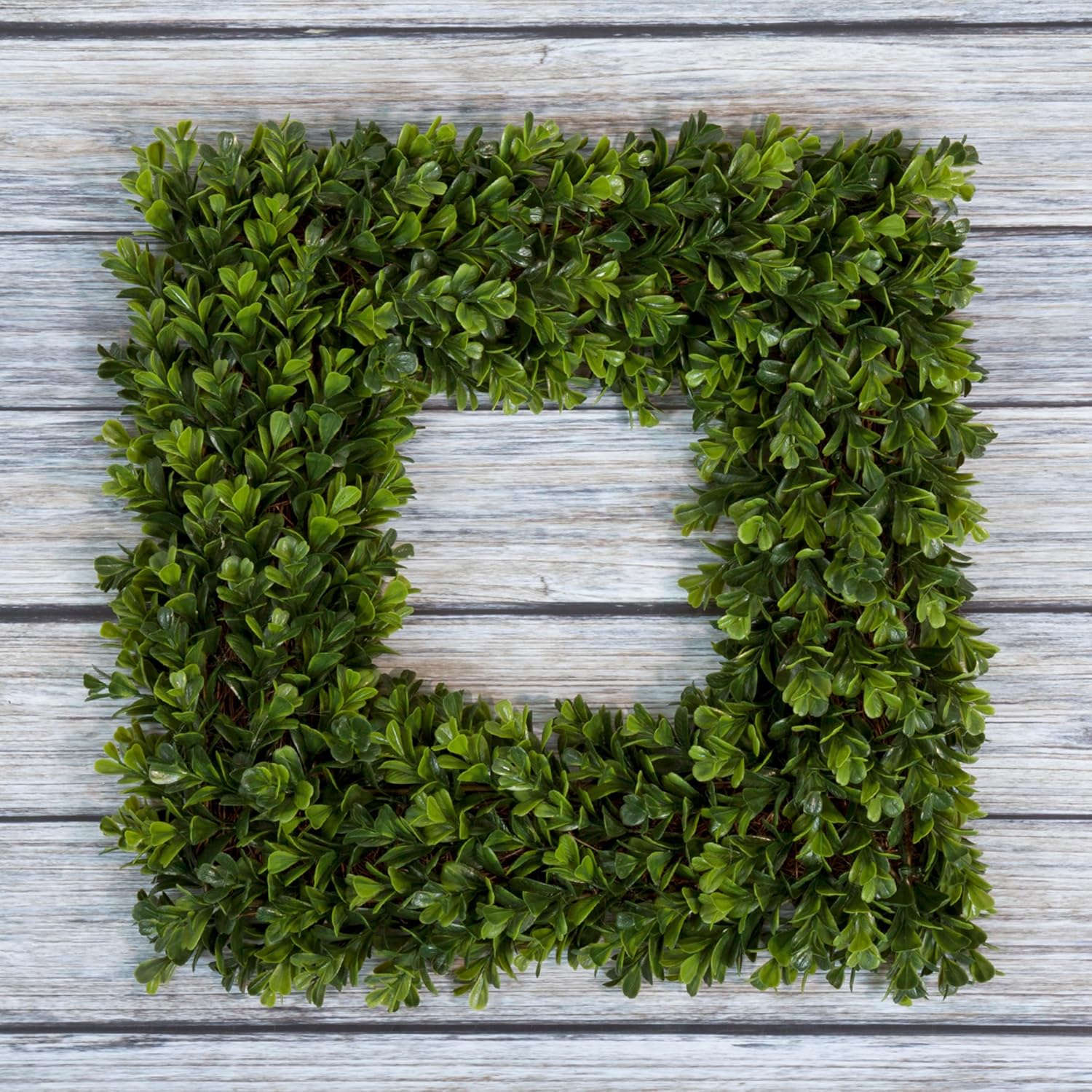165-Inch Boxwood Wreath - UV Resistant Artificial Wreath for Front Door