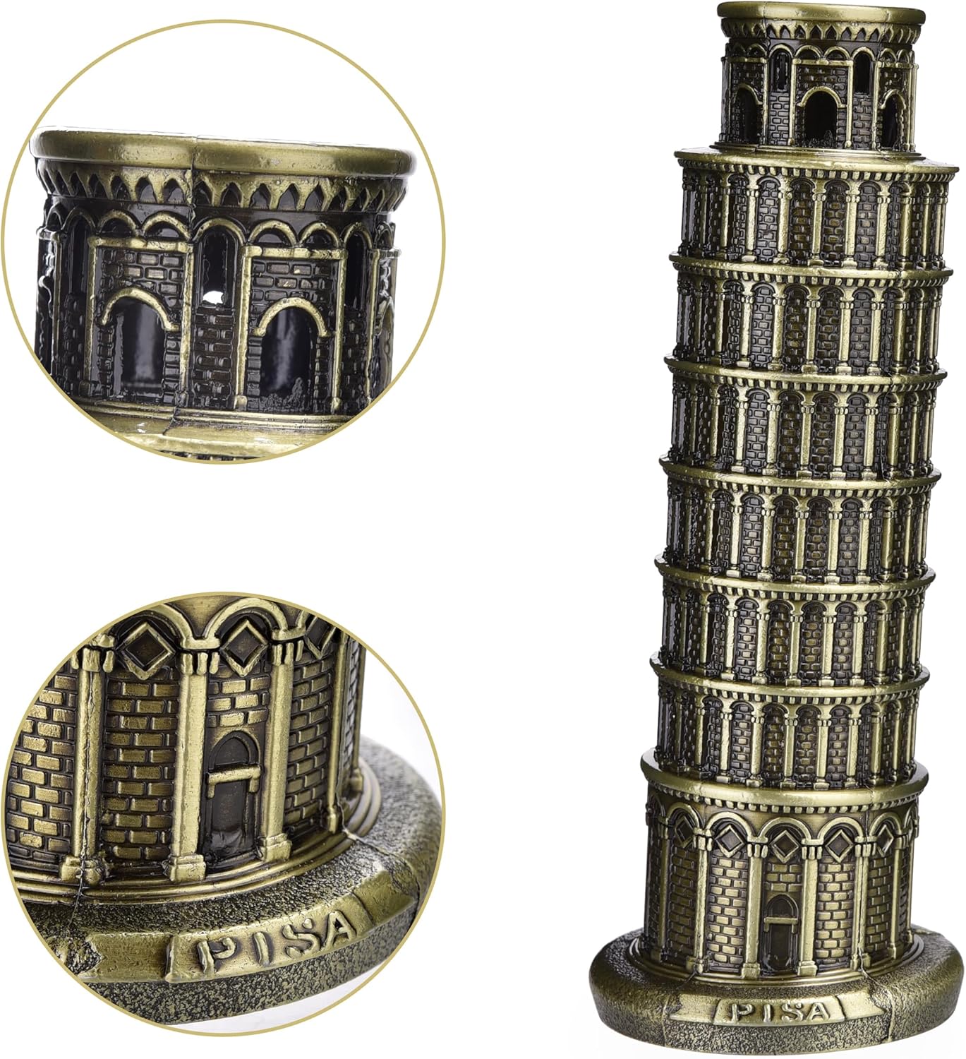 Cutbar 6 Inch Leaning Tower of Pisa Statue