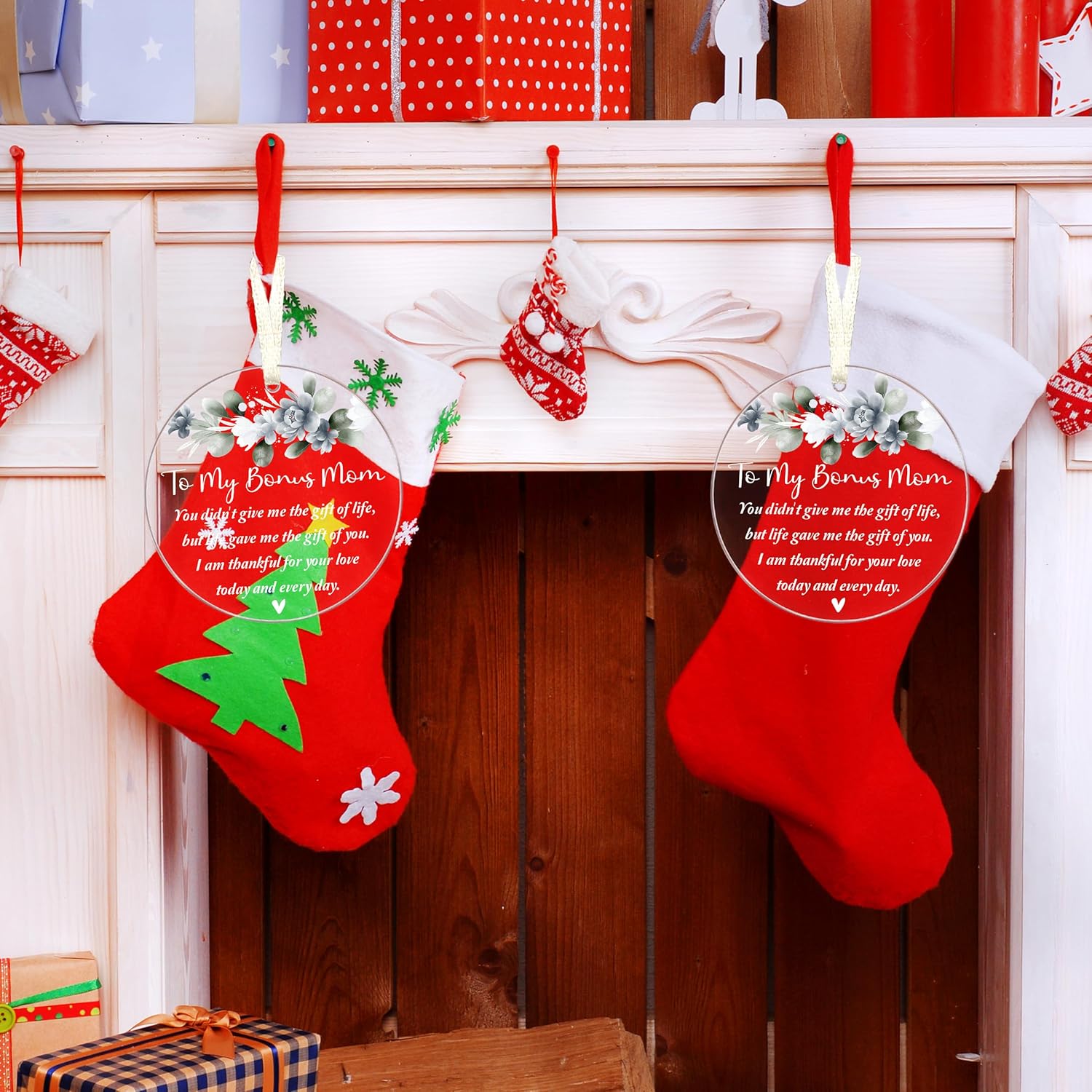 To My Bonus Mom - 2024 Christmas Ornament Gift